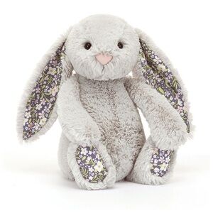 Jellycat Blossom Silver Bunny Bloom Medium NWT!!